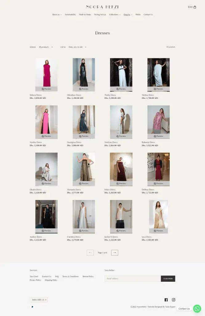 Noora Hefzi Website