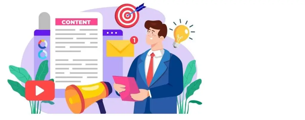 About a content marketing consultant